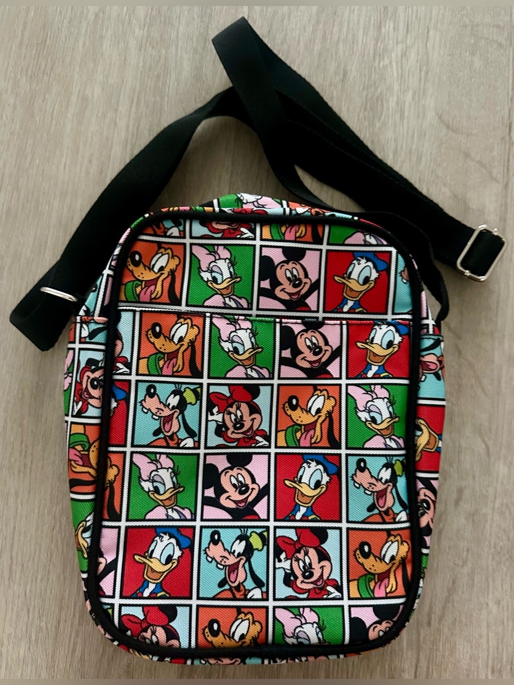 DISNEY PARKS (Sold Out) Crossbody Bag - Mickey Mouse and Friends Pattern - Picture 5 of 7